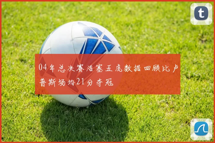 04年总决赛活塞五虎数据回顾比卢普斯场均21分夺冠