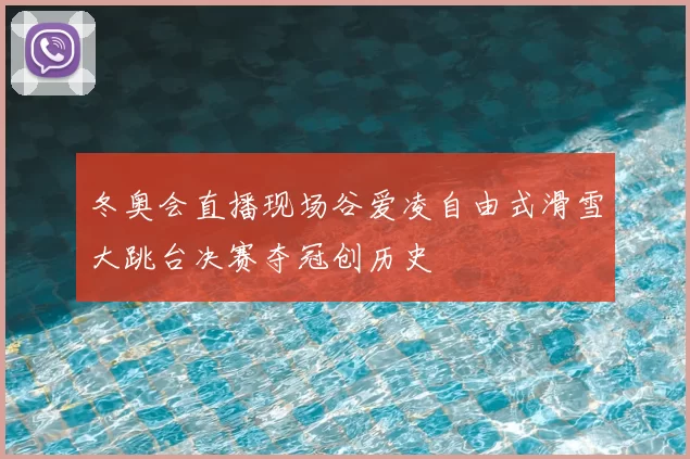 冬奥会直播现场谷爱凌自由式滑雪大跳台决赛夺冠创历史